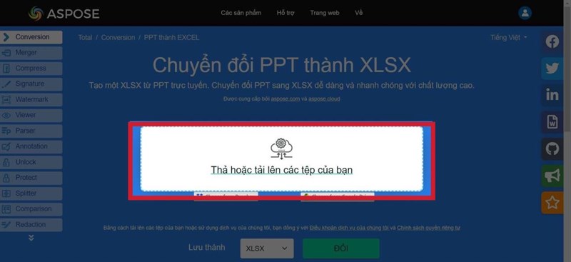 Cách chuyển file PowerPoint sang file Exel 