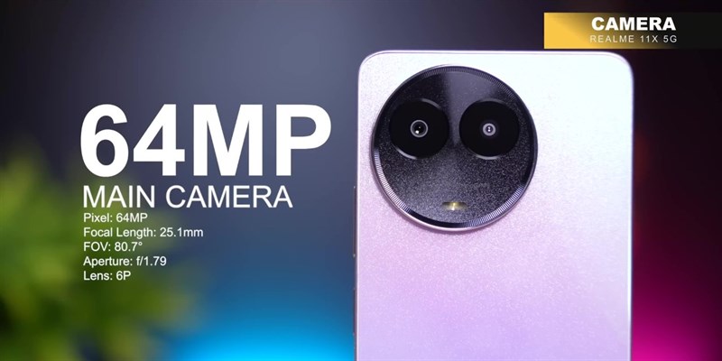 realme 11x 5G camera AI 64 MP