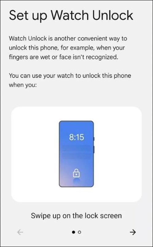 Tính năng Watch Unlock trên One UI 5 Watch