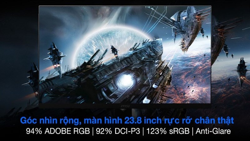 Màn hình rộng cho bạn nhìn từ nhiều góc độ mà không bị biến dạng màu sắc Màn hình rộng cho bạn nhìn từ nhiều góc độ mà không bị biến dạng màu sắc