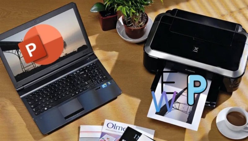 Cách in file PowerPoint mà không bị mất chữ