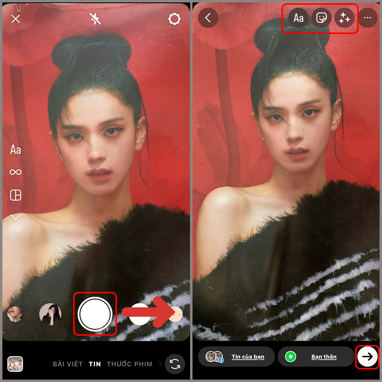 cách chụp ảnh trên instagram