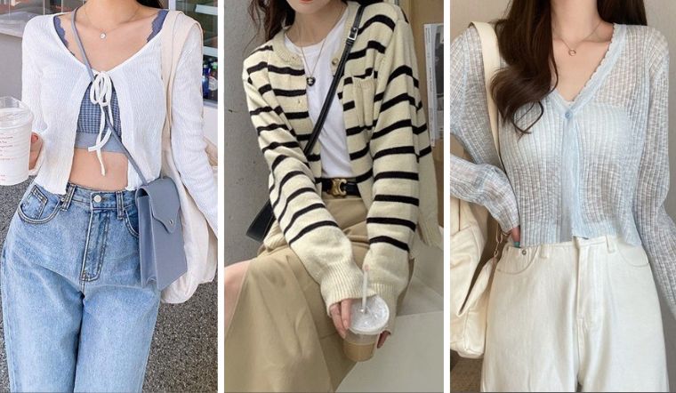 Gợi ý 4 kiểu áo cardigan bắt kịp xu hướng mùa thu