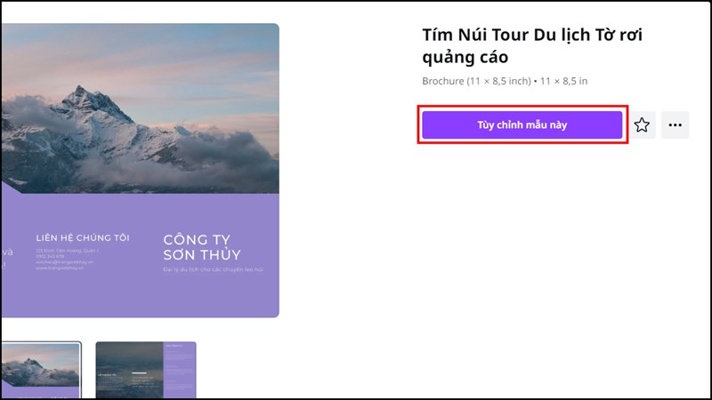 Cách tạo một Brochure bằng Canva