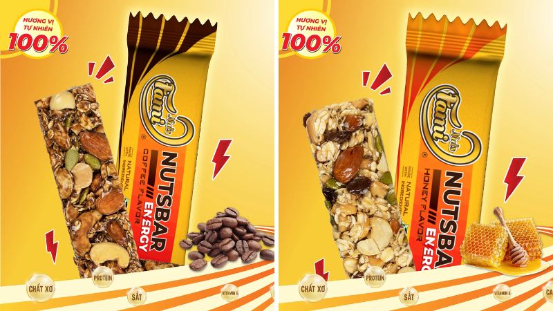 Thanh hạt năng lượng Faminuts Nutsbar Energy