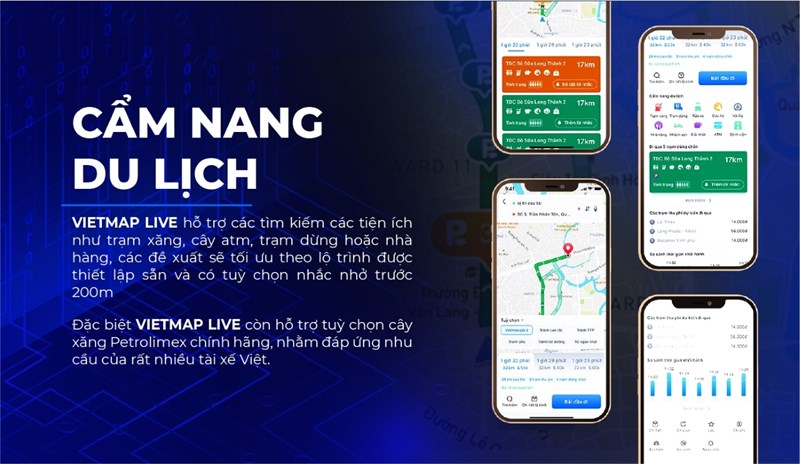 Các tính năng tiện ích khác của VIETMAP LIVE