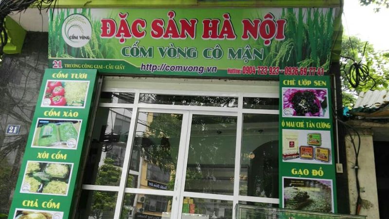 Cốm Vòng Cô Mận