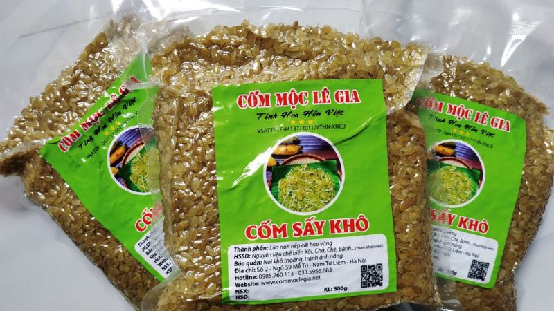 Cốm mộc Lê Gia