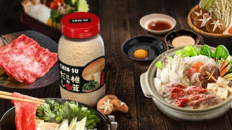Hạt nêm CHIN-SU nấm shiitake & tảo kombu có gì đặc biệt?