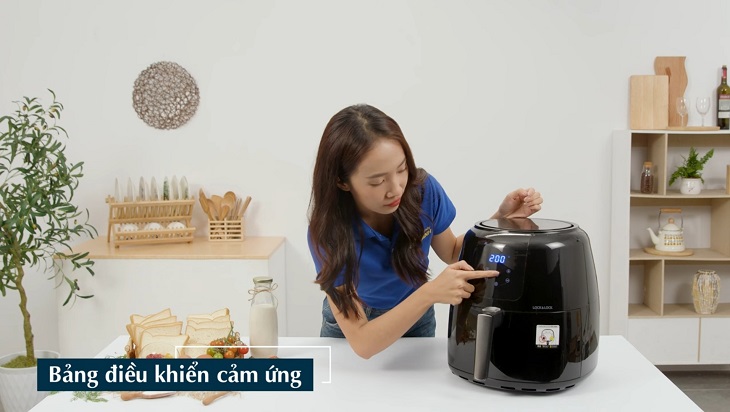 Bảng điều khiển cảm ứng rất nhạy