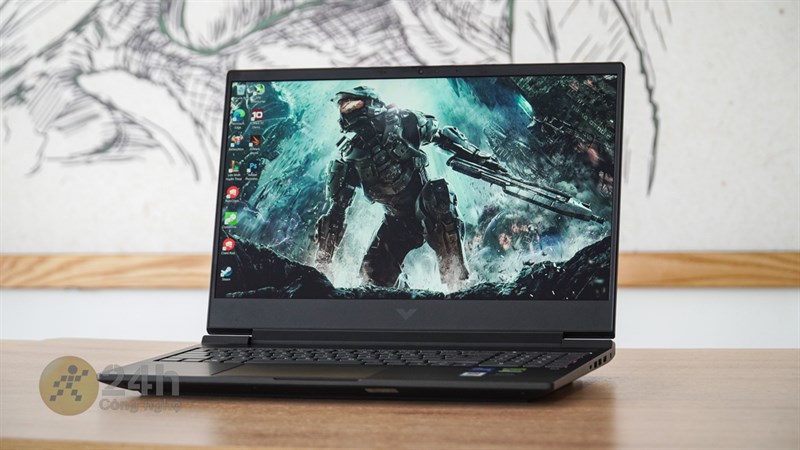 HP VICTUS 16 r0130TX được trang bị màn hình IPS rộng 16.1 inch