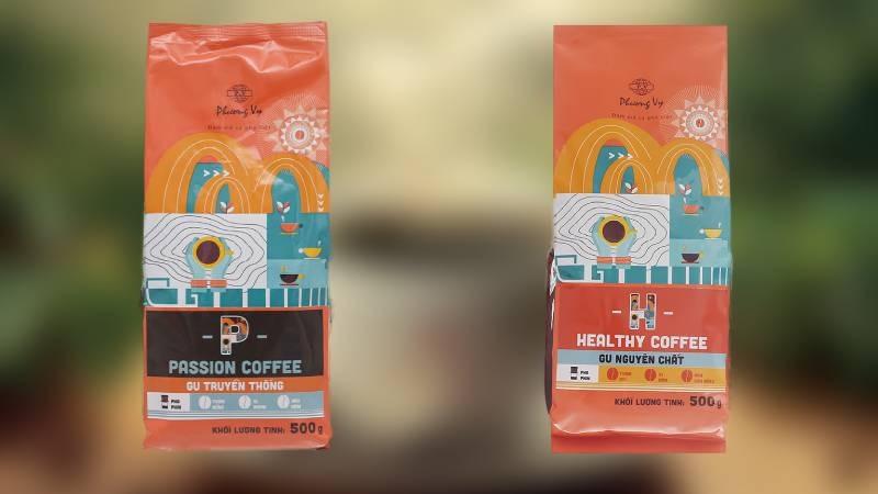 Cà phê rang xay Phương Vy Passion Coffee gu truyền thống