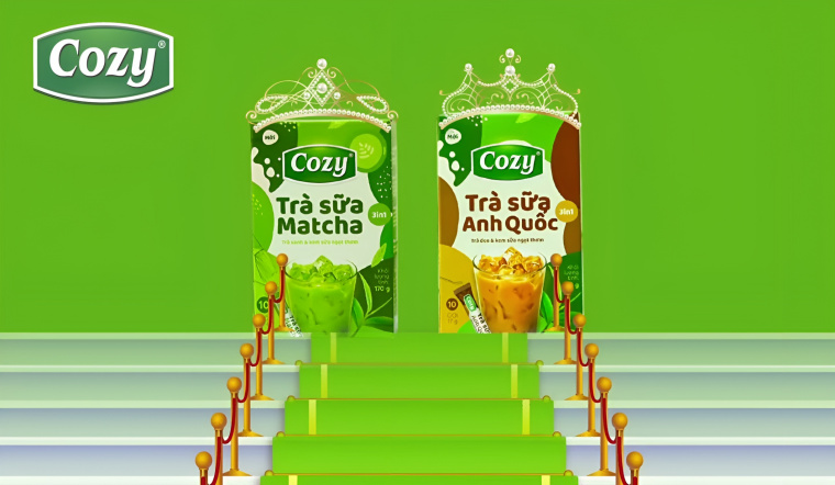 Chill tại gia với trà sữa Cozy 3in1 vị matcha và vị Anh Quốc mới