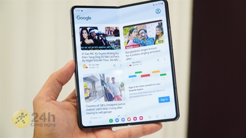 Nâng cao trải nghiệm giải trí với Galaxy Z Fold4 Nâng cao trải nghiệm giải trí với Galaxy Z Fold4