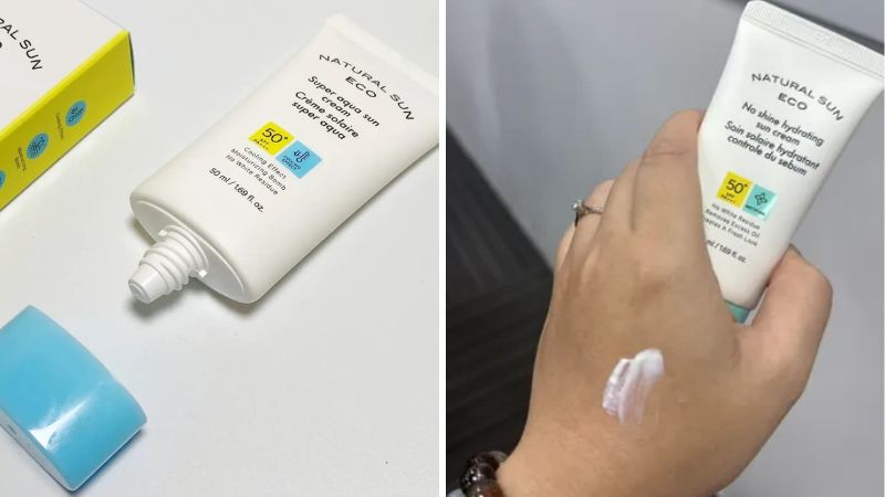 Kem Chống Nắng Kiểm Soát Nhờn Natural Sun Eco No Shine Hydrating Sun Cream SPF50 Pa+++