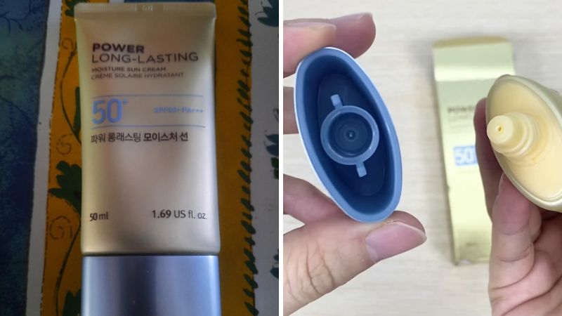 Kem Chống Nắng Cấp Ẩm Power Long-Lasting Moisture Sun Cream SPF50+ Pa+++