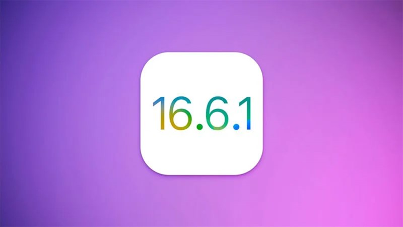 Apple mới đây đã phát hành bản cập nhật iOS 16.6.1, iPadOS 16.6.1 và watchOS 9.6.2 để vá các lỗi bảo mật