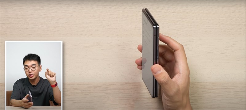 Bản lề của Huawei Mate X5 được hoàn thiện rất tốt