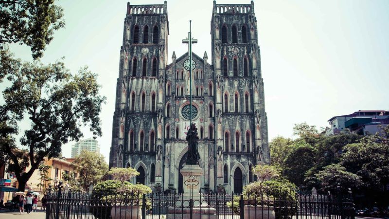 Kiến trúc đậm nét Châu Âu của Nhà thờ Lớn