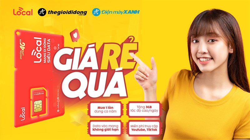 Gói data này sẽ cho bạn 90GB mỗi tháng, miễn phí 12 tháng không cần nạp tiền