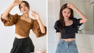 Gợi ý 6 cách phối đồ với áo croptop tay phồng đẹp, phong cách cho nữ