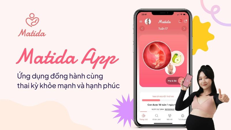 Matida - App theo dõi thai kỳ đạt Top 10 Ứng dụng Sức khỏe sau 4 tháng ra mắt