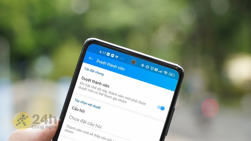 Hướng dẫn cách duyệt thành viên vào nhóm Zalo