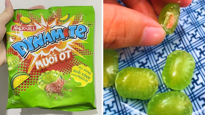 Kẹo Dynamite xoài xanh muối ớt