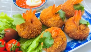 Cách làm tôm chiên bách hoa giòn rụm, thơm ngon đãi khách
