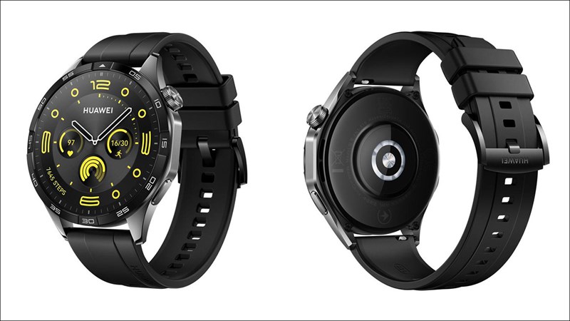 Phiên bản Watch GT4 46 mm có thiết kế khác biệt với các góc cạnh nổi bật hơn