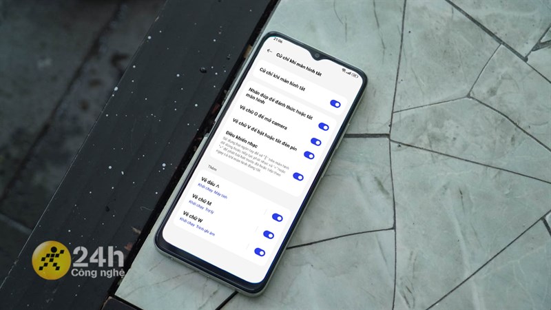 Cách sử dụng cử chỉ màn hình tắt trên OPPO A38 Cách sử dụng cử chỉ màn hình tắt trên OPPO A38
