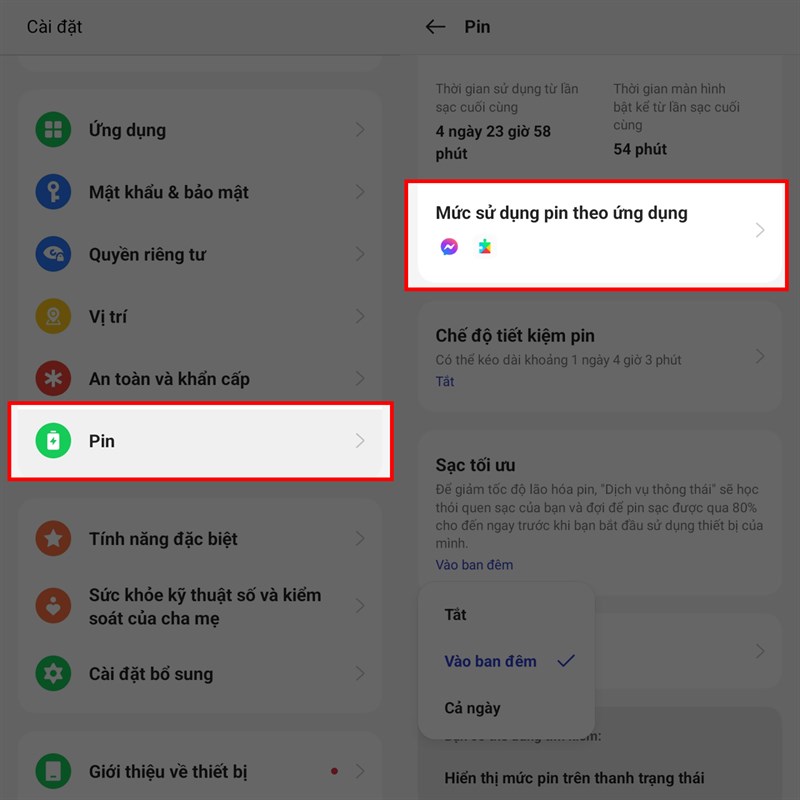 Cách tiết kiệm pin ứng dụng cho OPPO A38 Cách tiết kiệm pin ứng dụng cho OPPO A38
