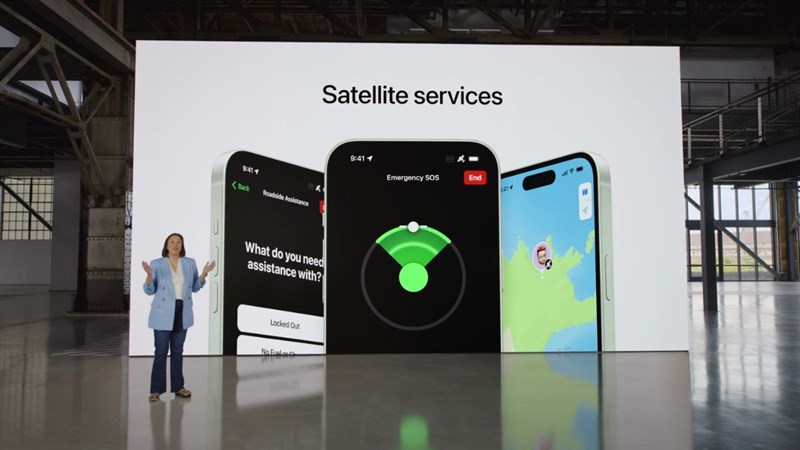 Hãng cũng tiếp tục khai tác các dịch vụ vệ tinh như định vị, phát tín hiệu khẩn cấp, phát hiện sự cố ... nhằm hỗ trợ người dùng trong các tình huống khẩn cấp.