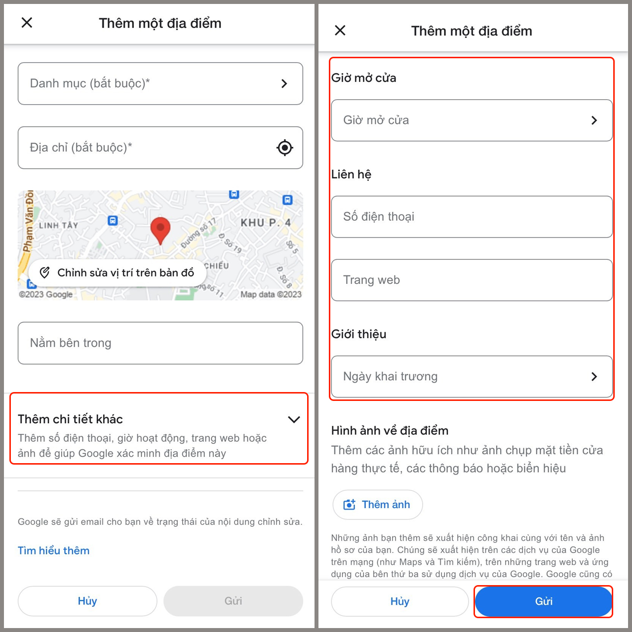 Cách tạo địa điểm trên Google Maps
