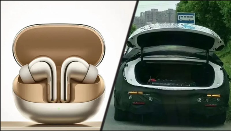 Thiết kế cốp xe trông rất giống với hộp sạc tai nghe Xiaomi Buds 4 Pro Thiết kế cốp xe trông rất giống với hộp sạc tai nghe Xiaomi Buds 4 Pro