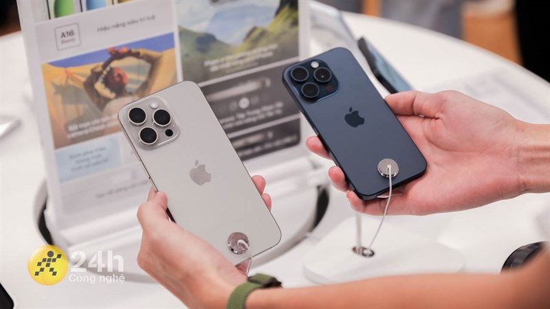 iPhone 15 Pro được nâng cấp về mặt hiệu năng vượt trội hơn với con hip A17 Pro Bionic