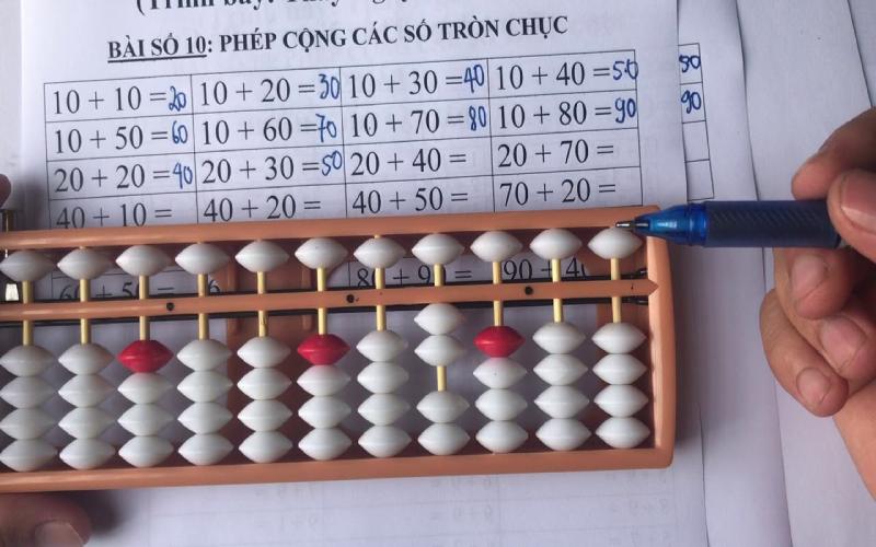 Lợi ích khi cho trẻ học toán với bàn tính Soroban