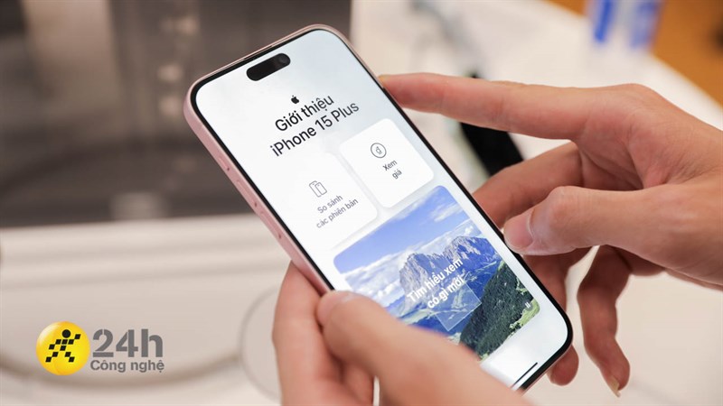 iPhone 15 Plus cũng nhận được những nâng cấp đáng kể về phần cứng khi sử dụng con chip Apple A16.