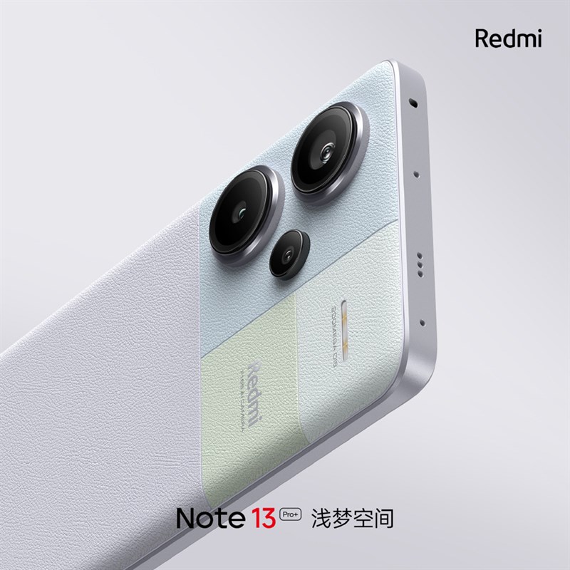 Mặt lưng Redmi Note 13 Pro+ sẽ được hoàn thiện bằng da Mặt lưng của Redmi Note 13 Pro+ sẽ được hoàn thiện bằng da