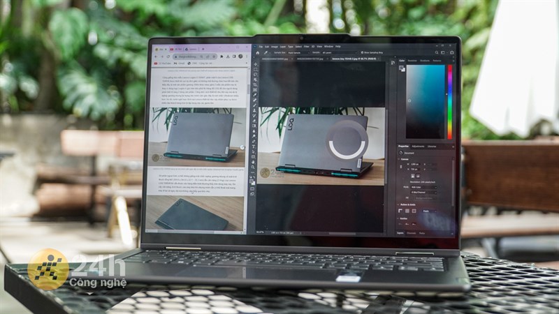 Lenovo Yoga 7 14IRL8 được trang bị RAM 16 GB và ổ cứng SSD 512 GB