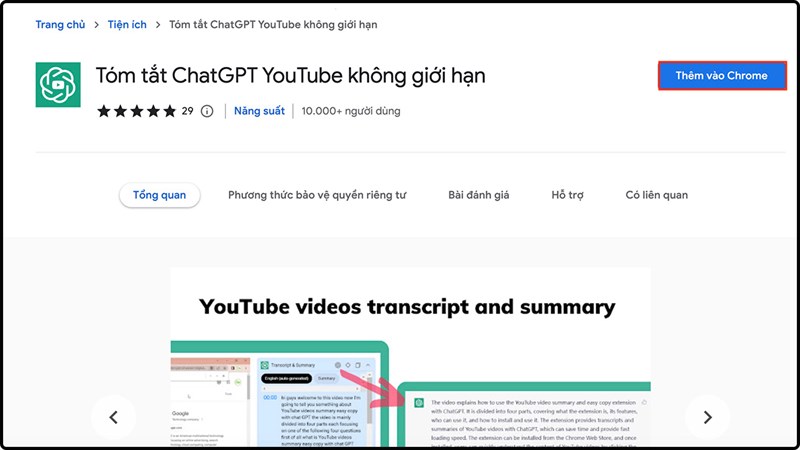 Cách tóm tắt nội dung video trên YouTube với ChatGPT