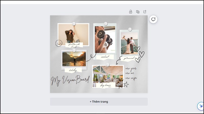 Cách tạo Vision Board bằng Canva