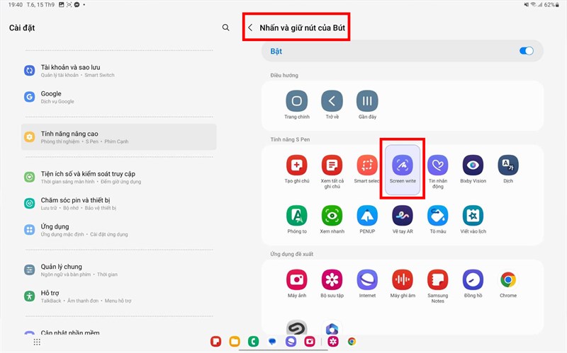 10 tính năng hay trên Galaxy Tab S9 Ultra