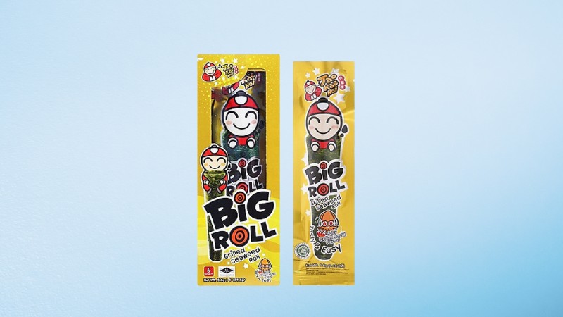 Snack rong biển Big Roll vị mực