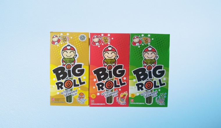 3 hương vị snack rong biển Big Roll giòn tan đậm vị, bạn nên thử