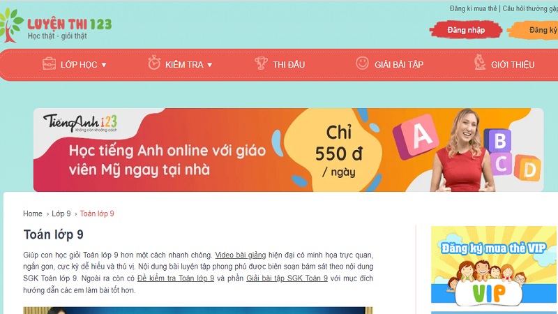 Top 15 website học toán trực tuyến miễn phí, chất lượng nhất