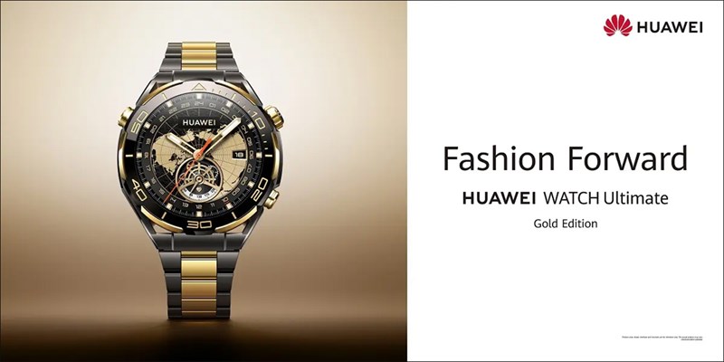 Huawei Watch Ultimate Gold Edition ra mắt với thiết kể sang trọng và xa hoa bậc nhất