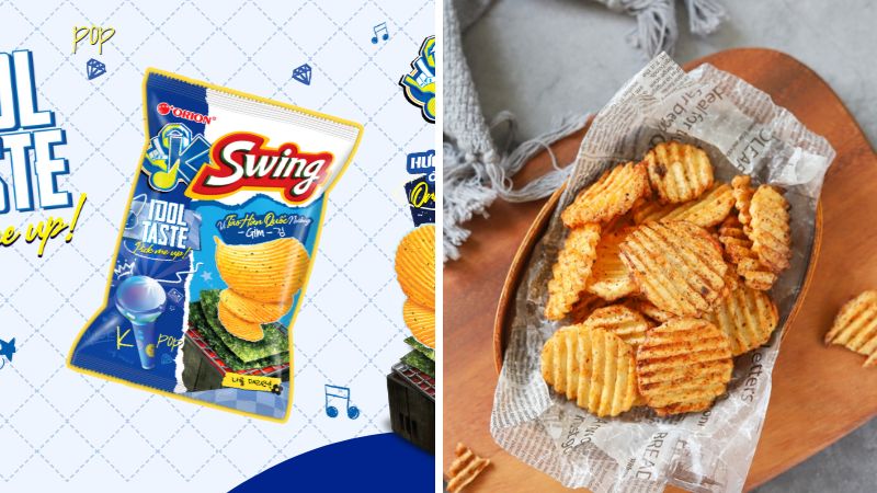 Snack Swing tảo Hàn Quốc nướng