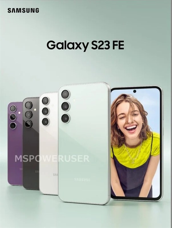 Poster giới thiệu Galaxy S23 FE