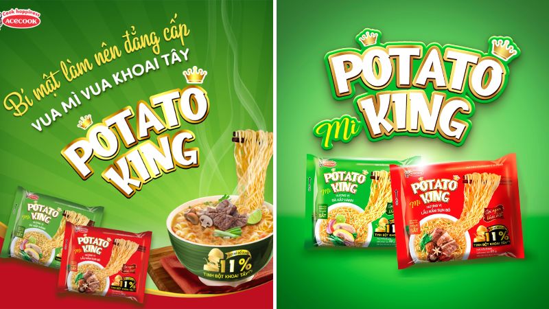 Những lNhững lưu ý khi sử dụng mì khoai tây Potato Kingý khi sử dụng mì khoai tây Potato King